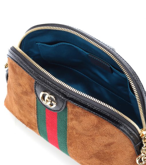 Men Ophidia suede crossbody P00321120 brown - Image 2