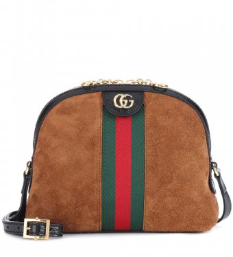 Men Ophidia suede crossbody P00321120 brown