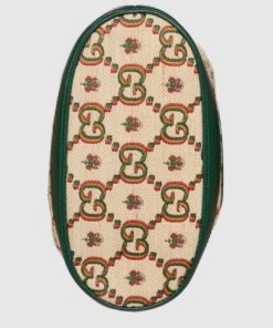 Alternative view of Gucci Beige Green 100 Ophidia Bucket Bag