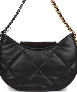 Alternative view of Chanel 19 Replica Hobo Bag Black
