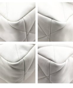 Alternative view of CHANEL 19 Replica White Bag