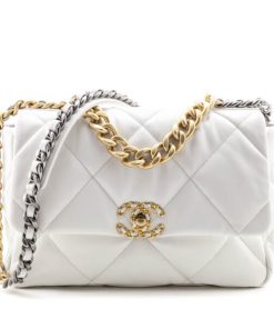 CHANEL 19 Replica White Bag