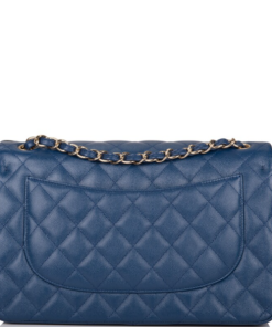 Alternative view of CHANEL Replica Classic Single Flap Bag Navy Blue