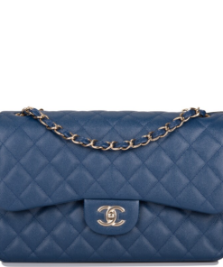 CHANEL Replica Classic Single Flap Bag Navy Blue