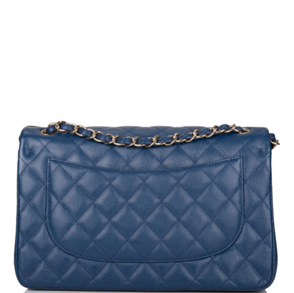 CHANEL Replica Classic Single Flap Bag Navy Blue - Image 2