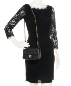 Alternative view of CHANEL Replica Mini Square Classic Flap Black