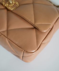 Alternative view of CHANEL 19 Replica Brown Flap Bag
