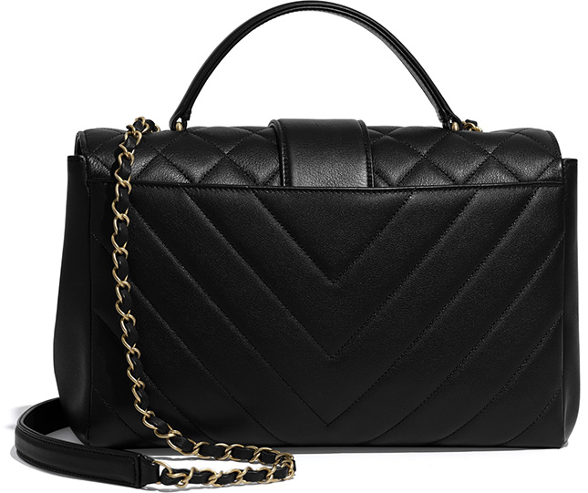CHANEL Replica Black Gold Class CC Top Handle Bag - Image 3