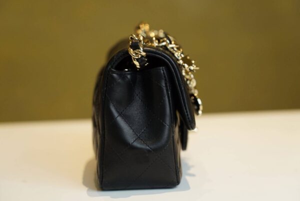 Chanel Replica Mini Flap Bag Gold-Tone Metal - Image 2