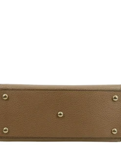 Alternative view of GUCCI Soho Leather Top Handle Hobo Beige Bag