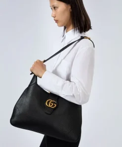 Alternative view of Gucci Replica Aphrodite Medium Shoulder Black Bag