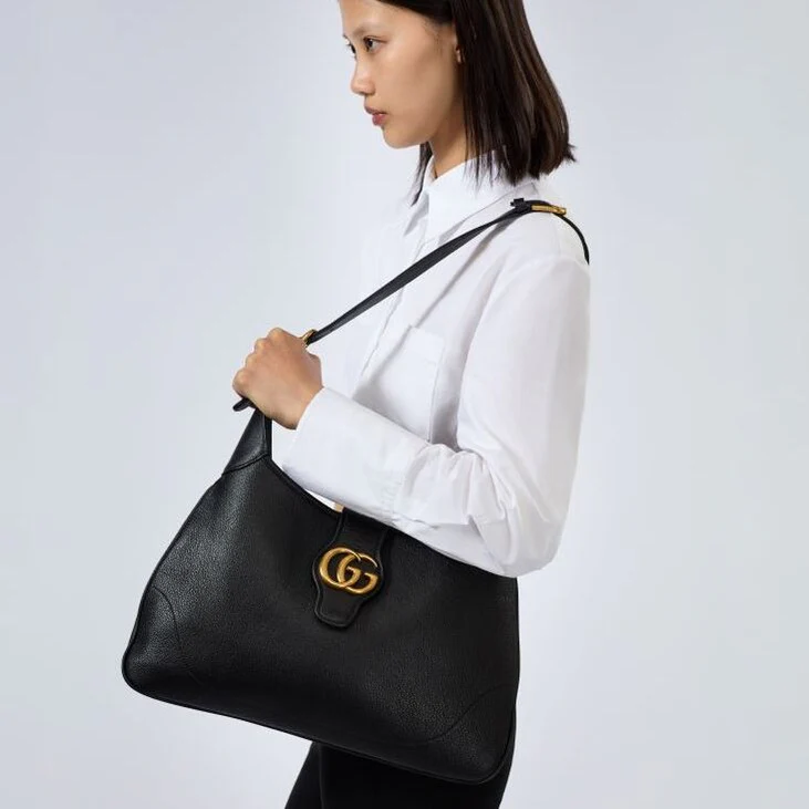 Gucci Replica Aphrodite Medium Shoulder Black Bag - Image 2