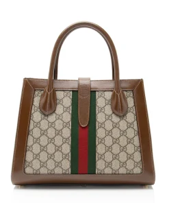 Alternative view of Gucci Jackie 1961 Medium Tote Bag Brown