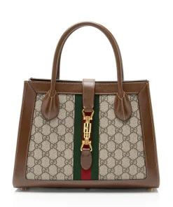 Gucci Jackie 1961 Medium Tote Bag Brown