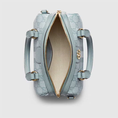 Gucci Ophidia GG Mini Top Handle Bag Dusty Blue - Image 2