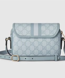 Alternative view of Gucci Ophidia GG Mini Shouder Bag Dusty Blue