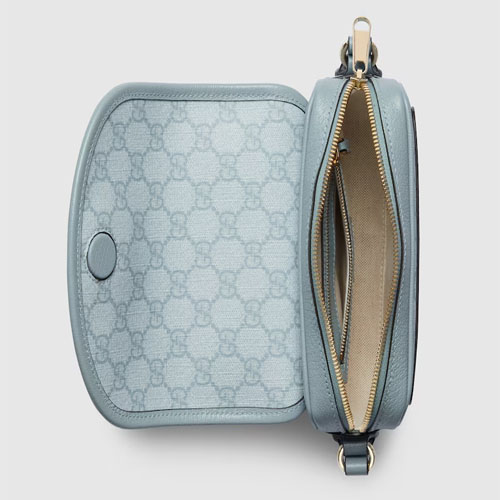 Gucci Ophidia GG Mini Shouder Bag Dusty Blue - Image 3
