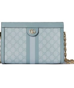 Gucci Ophidia GG Small Bag Dusty Blue