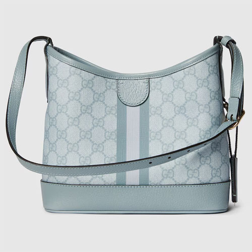 Gucci Ophidia GG Small Shoulder Bag Dusty Blue - Image 2