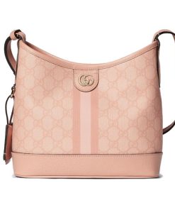 Gucci Ophidia GG Small Shoulder Bag Dusty Pink
