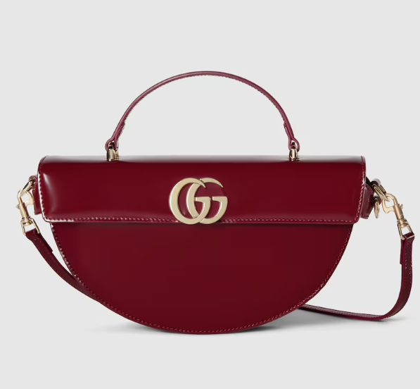 SMALL HALF-MOON TOP HANDLE BAG