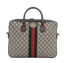 Alternative view of GG Gucci Shoulder Bag Coated Canvas Beige
