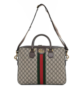 GG Gucci Shoulder Bag Coated Canvas Beige - Image 3