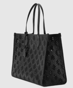 Alternative view of GUCCI MEDIUM TOTE BAG WITH CUT-OUT MOTIF