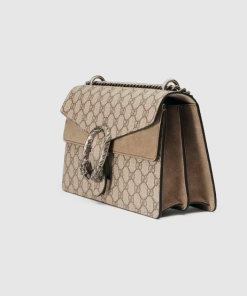 Alternative view of GUCCI Dionysus Medium GG Supreme Monogram Beige Bag