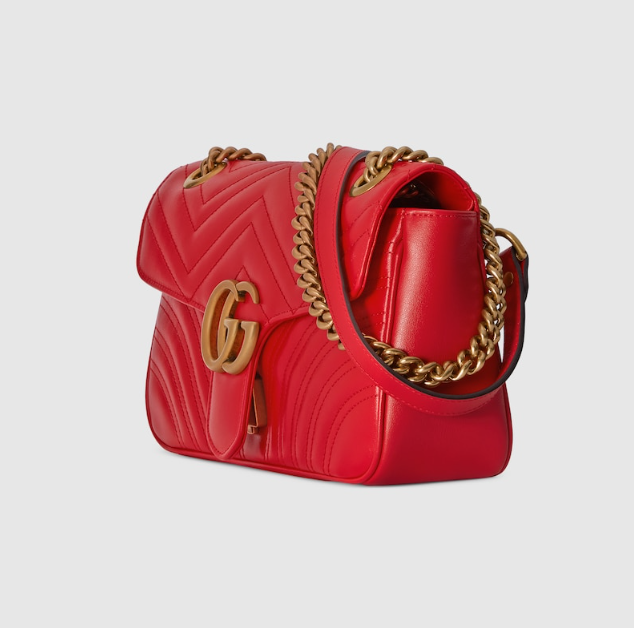 Gucci Replica Red Marmont Small Shoulder Bag - Image 2