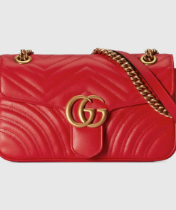 Gucci Replica Red Marmont Small Shoulder Bag