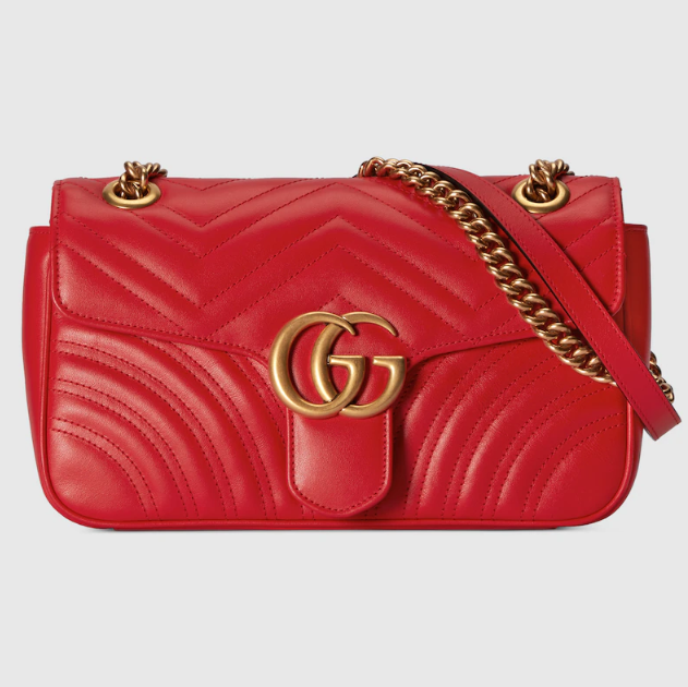 Gucci Replica Red Marmont Small Shoulder Bag