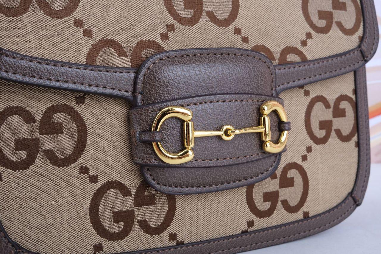 Gucci Horsebit 1955 Shoulder Bag with Jumbo GG - Image 5
