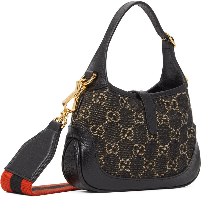 Gucci Black Mini GG Jackie 1961 black Bag - Image 3
