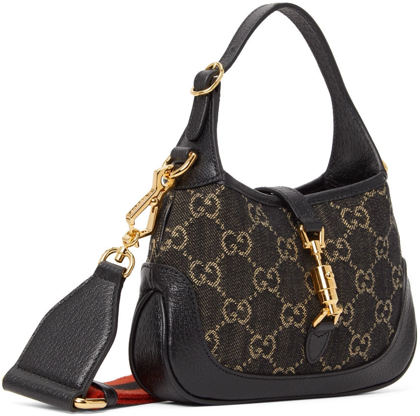 Gucci Black Mini GG Jackie 1961 black Bag - Image 2