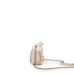 Chanel Replica Vanity Case Gold-tone Small White - Image 3
