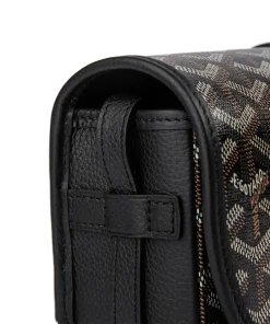 Alternative view of Fake Goyard Goyardine Belvedere Black Messenger Bag