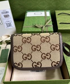 Alternative view of Gucci Horsebit 1955 Shoulder Bag with Jumbo GG