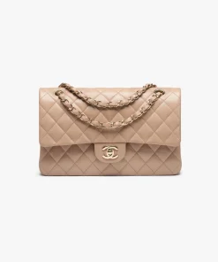 CH Classic 11.12 Replica Handbag Metal Dark Beige